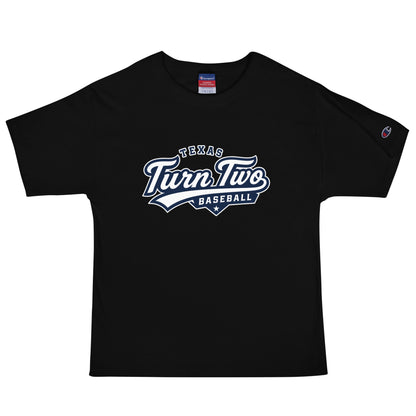 Signature | Champion T-Shirt | Texas Turn Two Baseball | Athletics Logo