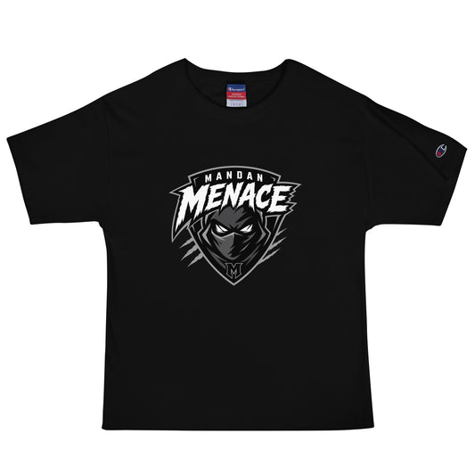 Signature | Champion T-Shirt | Mandan Menace | Shield Logo