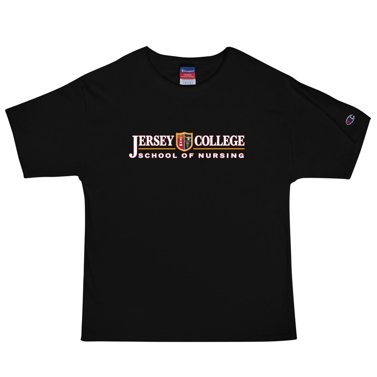 Signature | Champion T-Shirt | Grand View University Nursing | Emblem Logo