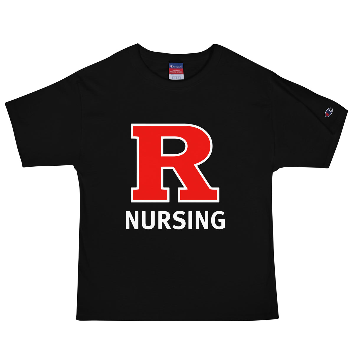 Signature | Champion T-Shirt | Grand View University Nursing | Lettemark Logo