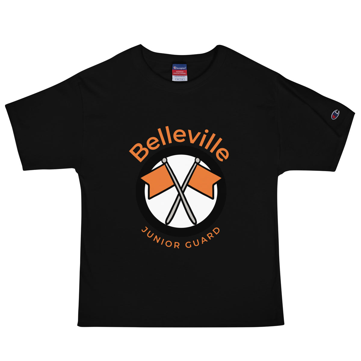Signature | Champion T-Shirt | Belleville Community Guard Programs | Crest Logo