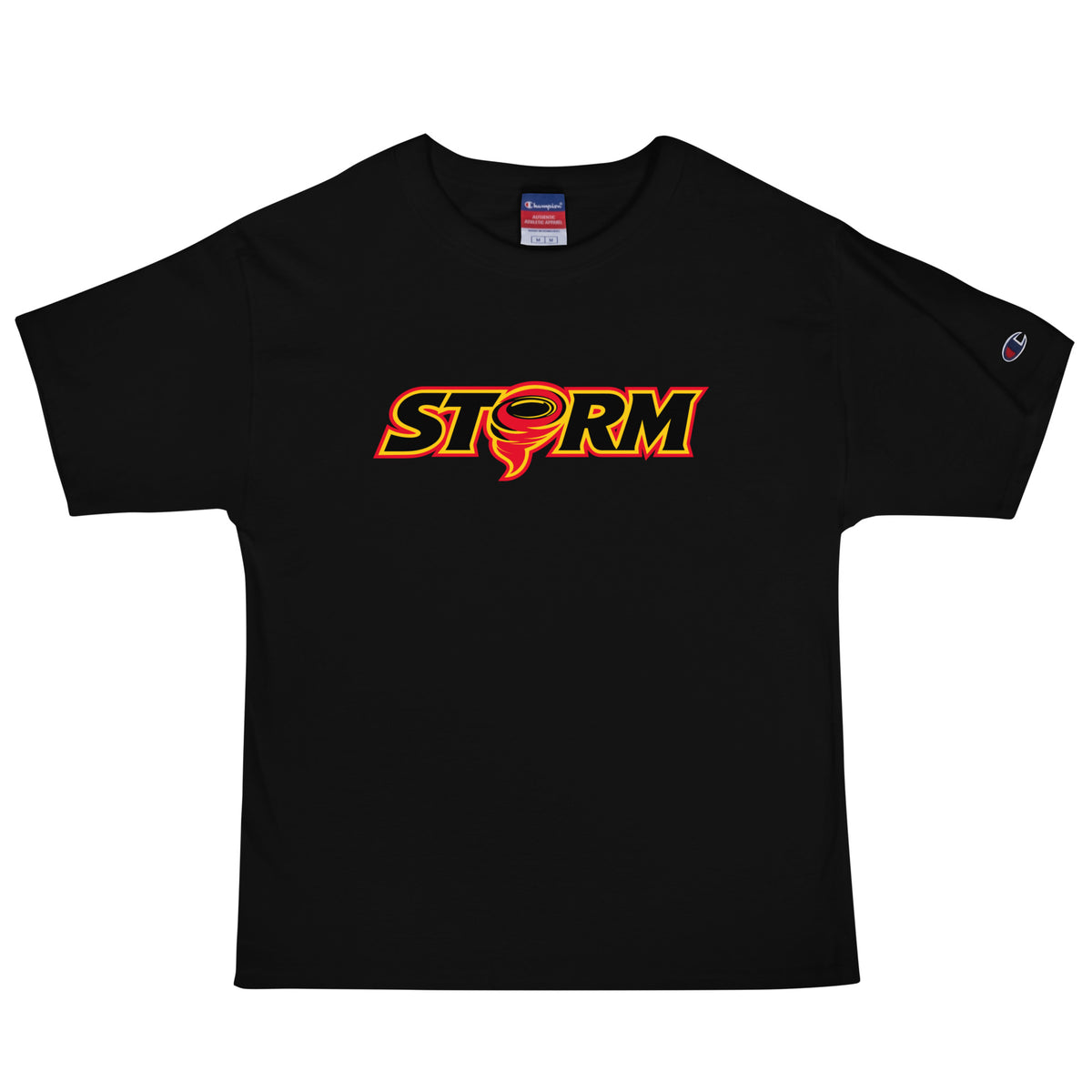 Signature | Champion T-Shirt | Storm Baseball Team | Crest Logo