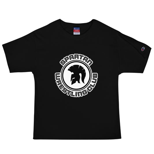 Signature | Champion T-Shirt | Spartan Wrestling Club | Crest Logo