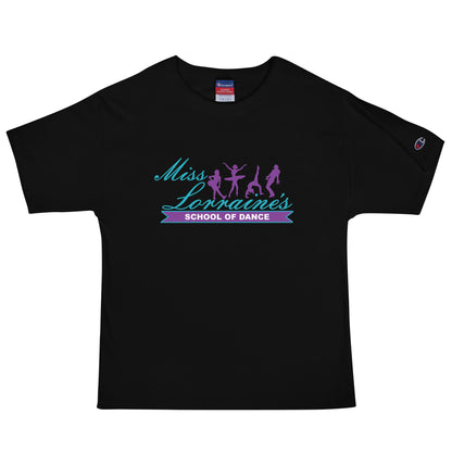 Signature | Champion T-Shirt | Miss Lorraine’s School of Dance | Crest Logo
