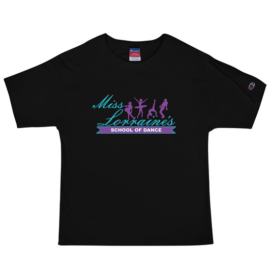 Signature | Champion T-Shirt | Miss Lorraine’s School of Dance | Crest Logo
