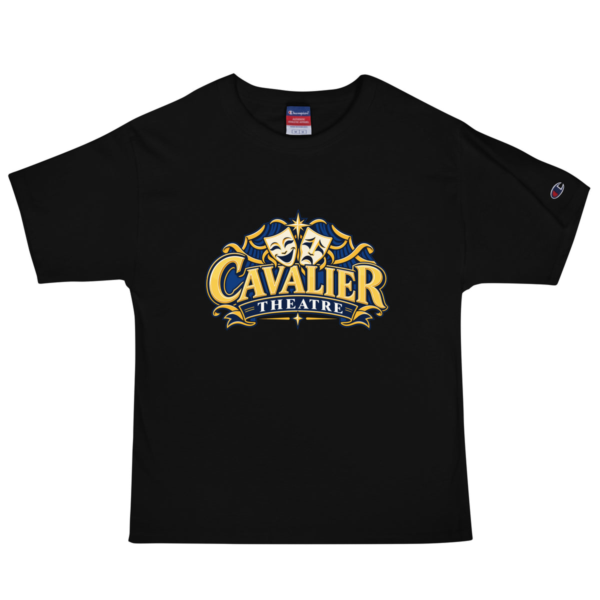 Signature | Champion T-Shirt | Cavalier Theatre Troupe | Emblem Logo