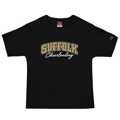 Signature | Champion T-Shirt | Suffolk University Cheerleading | Valor Logo