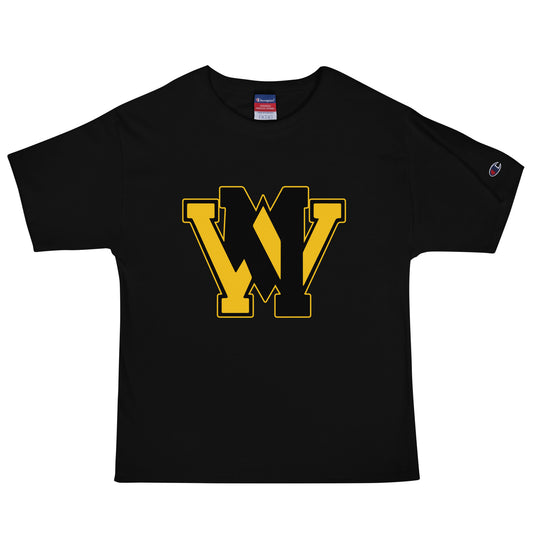 Signature | Champion T-Shirt | West Milford Indoor Track & Field Team | Emblem Logo