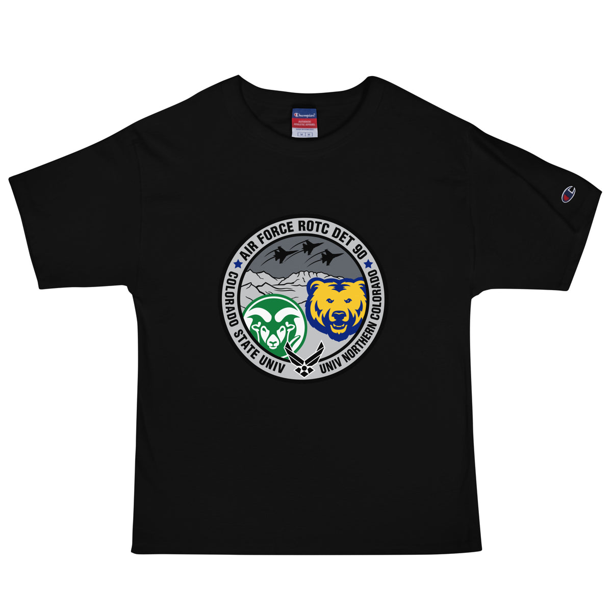Signature | Champion T-Shirt | Colorado State Detachment 90 | Badge Logo