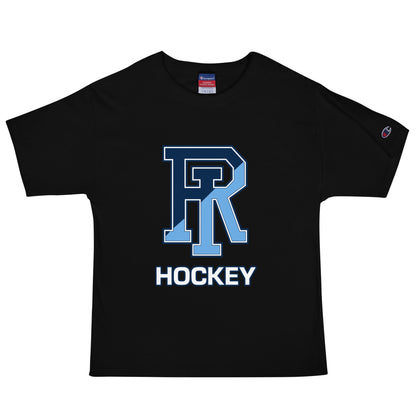 Signature | Champion T-Shirt | URI Men’s Hockey | Crest Logo