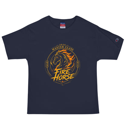 Signature | Champion T-Shirt | Fire Horse Masters | Crest Logo
