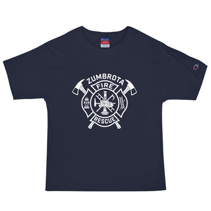 Signature | Champion T-Shirt | Zumbrota Fire Department | Crest Logo
