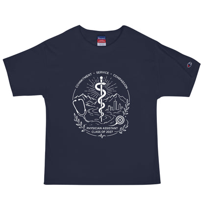 Signature | Champion T-Shirt | Trine PA program | Crest Logo