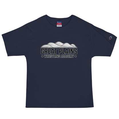 Signature | Champion T-Shirt | Great Plains Wrestling Academy | Crest Logo