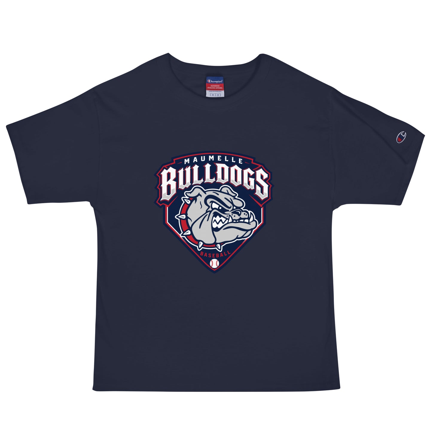Signature | Champion T-Shirt | Maumelle Bulldogs 2035 | Shield Logo