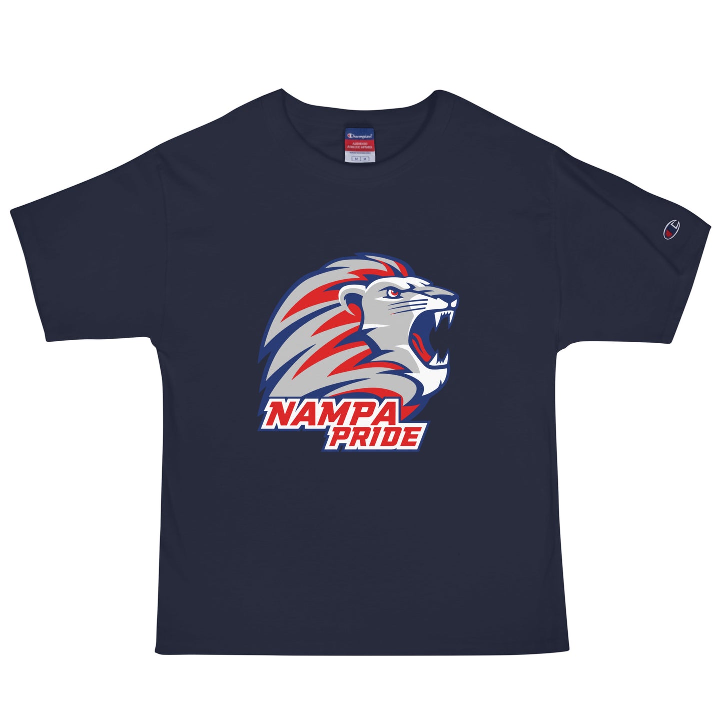 Signature | Champion T-Shirt | Nampa Pride | Mascot Logo