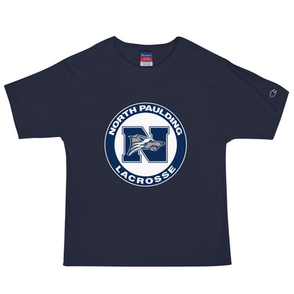 Signature | Champion T-Shirt | North Paulding Lacrosse | Badge Logo