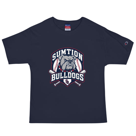Signature | Champion T-Shirt | Sumtion bulldogs | Emblem Logo