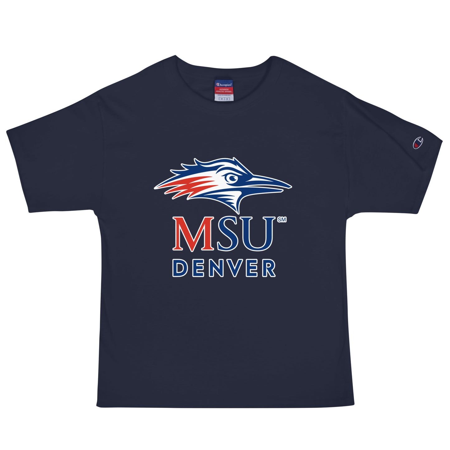Signature | Champion T-Shirt | MSU Denver Dance Team | Titan Crest Logo