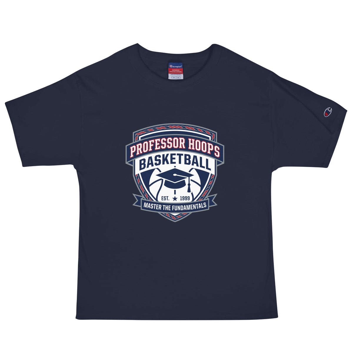 Signature | Champion T-Shirt | Professor Hoops Basketball | Crest Logo