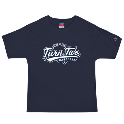 Signature | Champion T-Shirt | Texas Turn Two Baseball | Athletics Logo