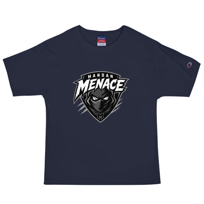 Signature | Champion T-Shirt | Mandan Menace | Shield Logo