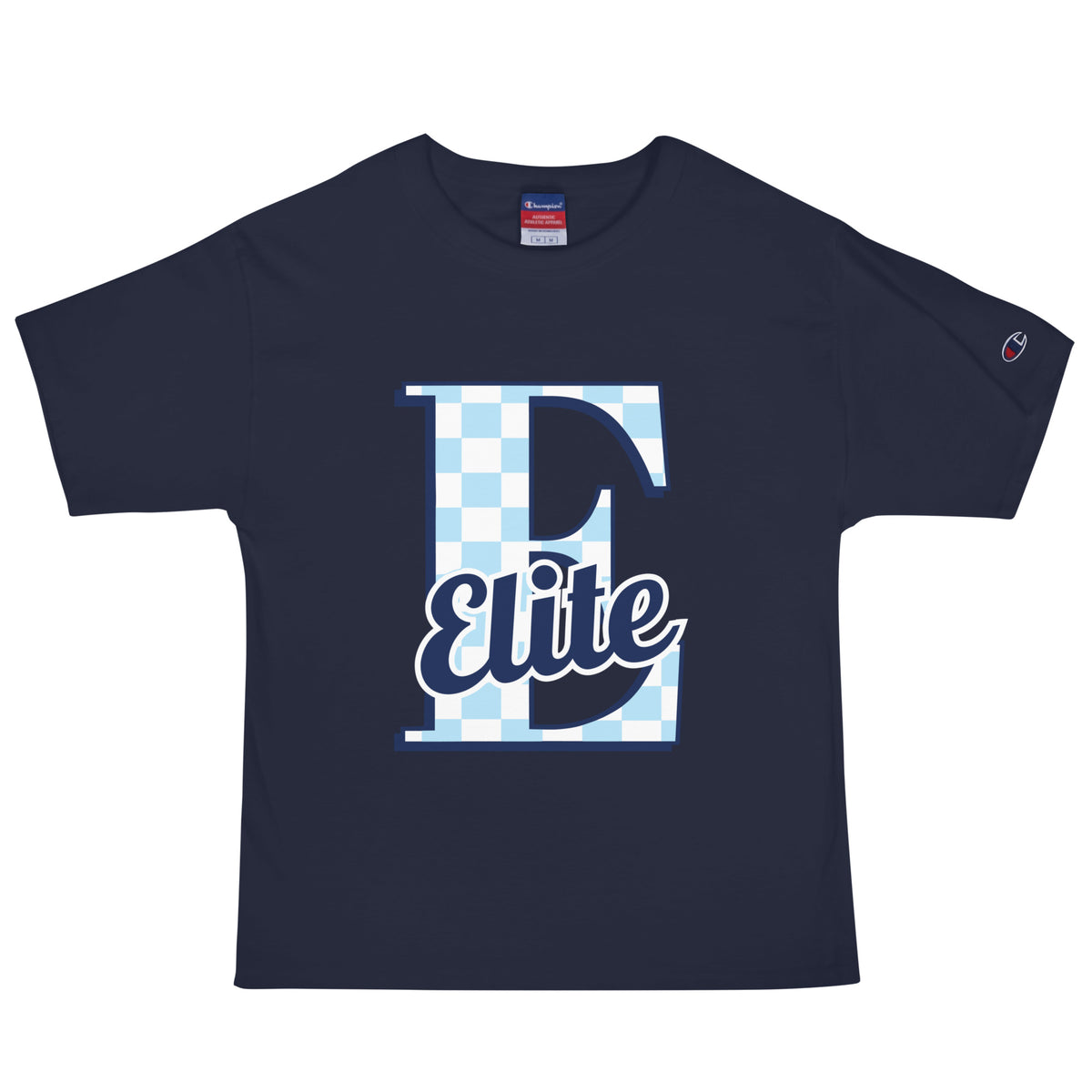 Signature | Champion T-Shirt | PV Elite 7U Baseball | Elite Mark Logo