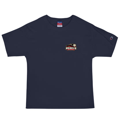 Signature | Champion T-Shirt | Rebels Volleyball Club | Crest Logo