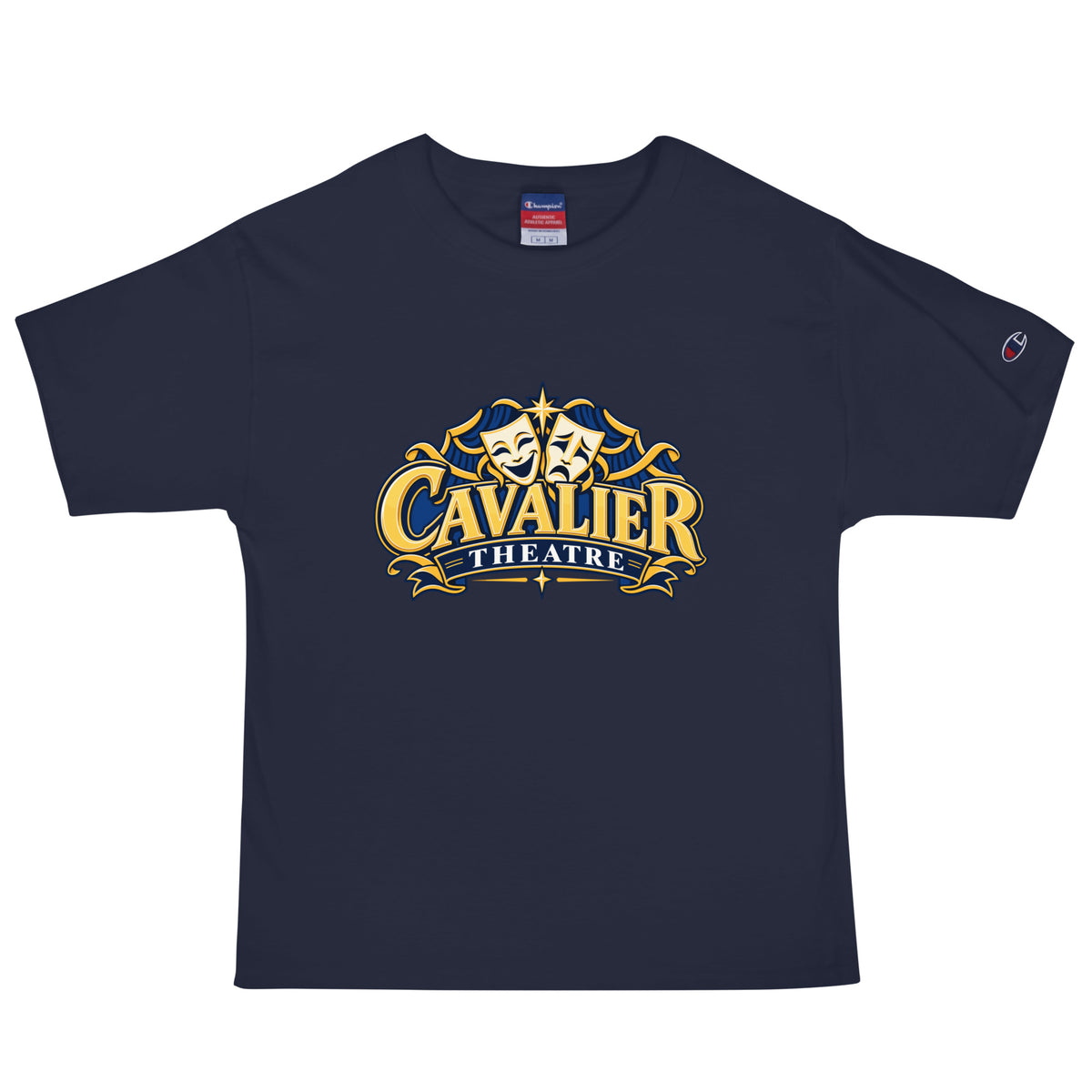Signature | Champion T-Shirt | Cavalier Theatre Troupe | Emblem Logo