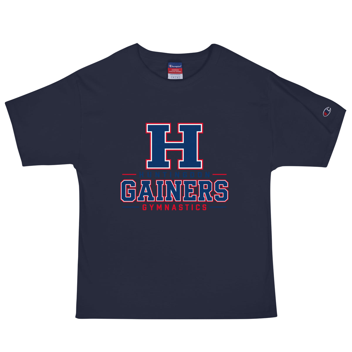 Signature | Champion T-Shirt | HCC Gymnastics | Gainers Emblem Logo