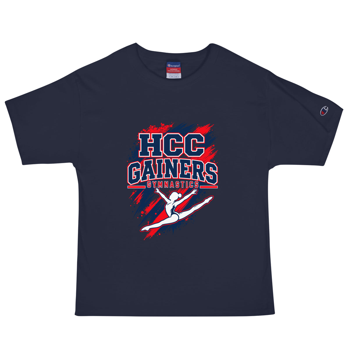 Signature | Champion T-Shirt | HCC Gymnastics | Crest Logo