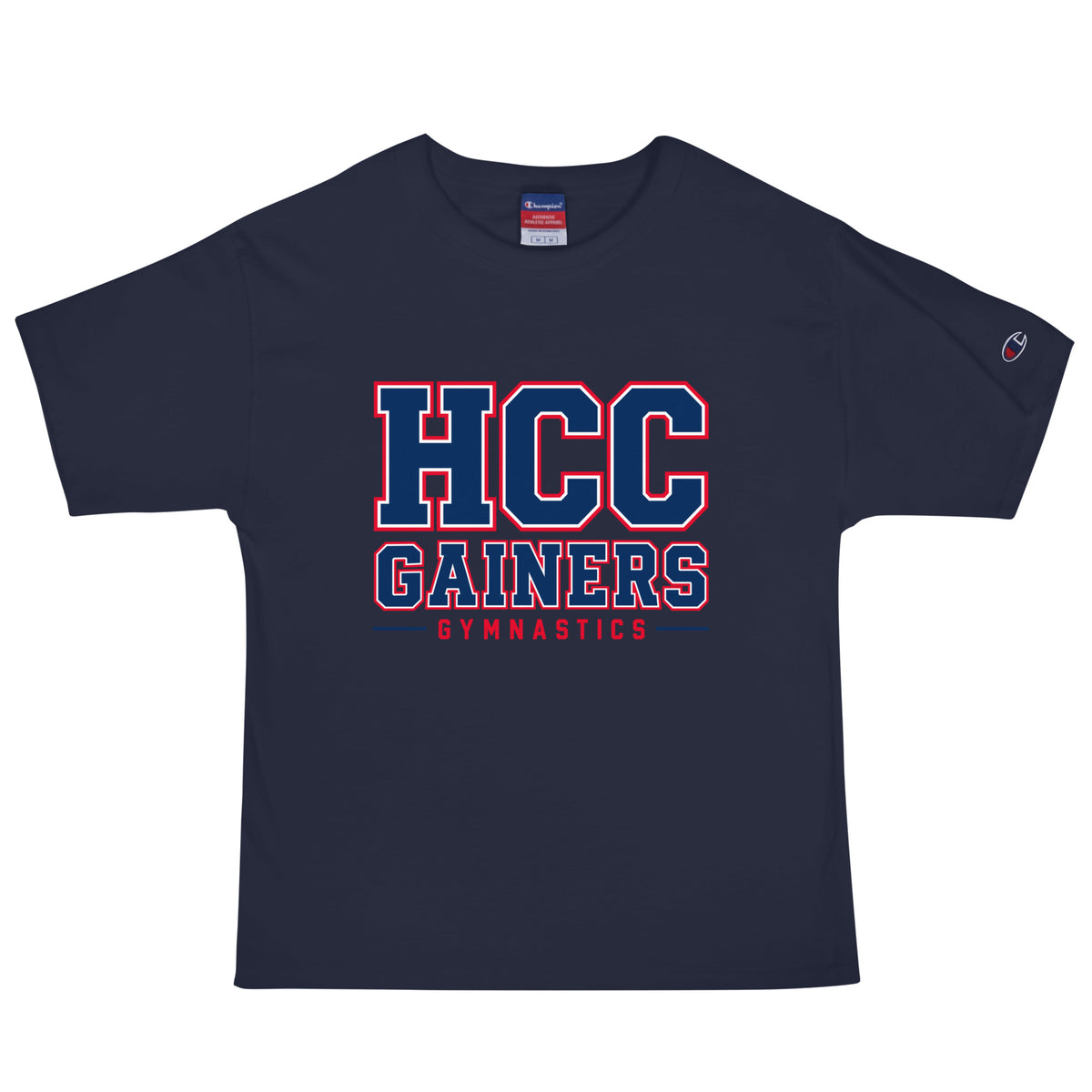 Signature | Champion T-Shirt | HCC Gymnastics | Vanguard Logo