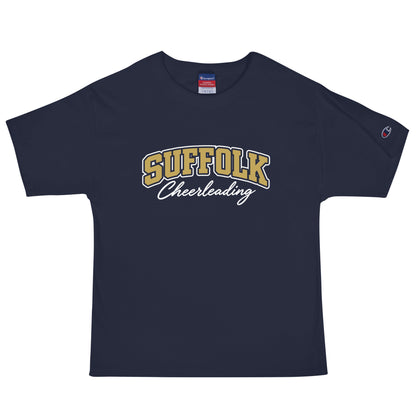 Signature | Champion T-Shirt | Suffolk University Cheerleading | Valor Logo