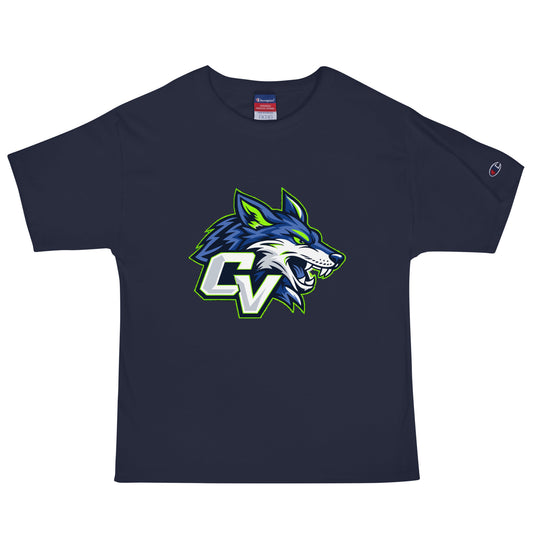 Signature | Champion T-Shirt | Cumberland Valley Coyotes Football | Crest Logo