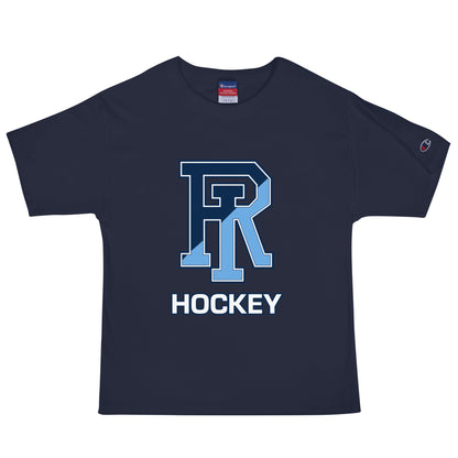 Signature | Champion T-Shirt | URI Men’s Hockey | Crest Logo