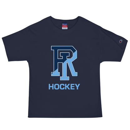 Signature | Champion T-Shirt | URI Men’s Hockey | Vanguard Logo
