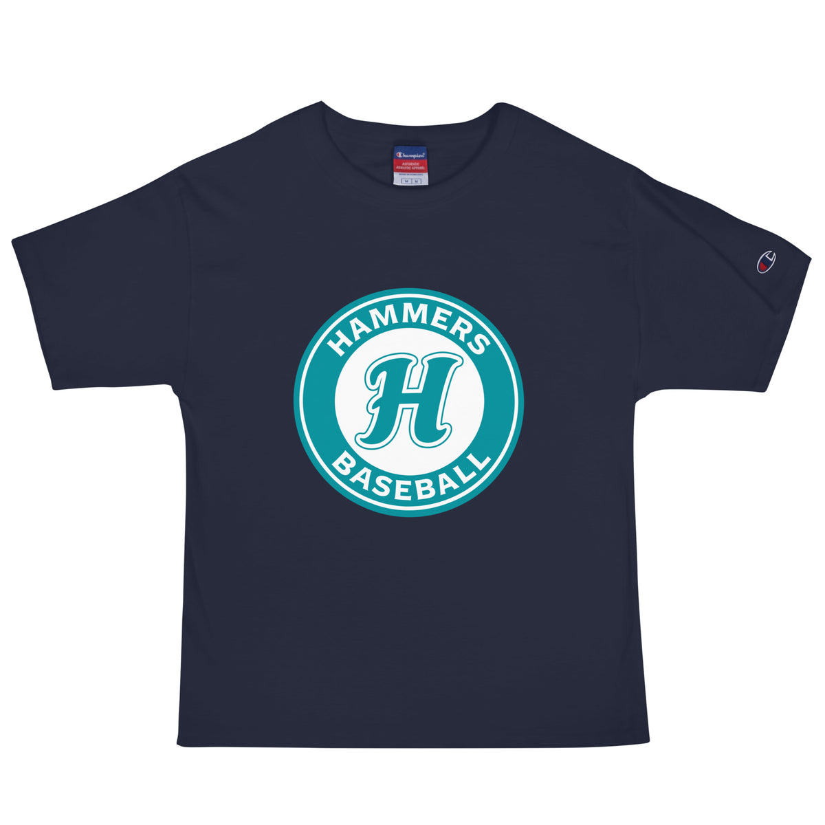 Signature | Champion T-Shirt | Hammers Baseball (10U) | Badge Logo