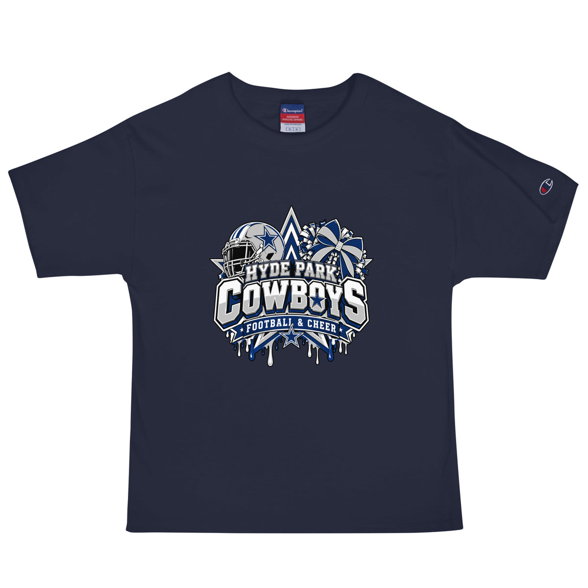 Signature | Champion T-Shirt | Hyde Park Cowboys | Crest Logo