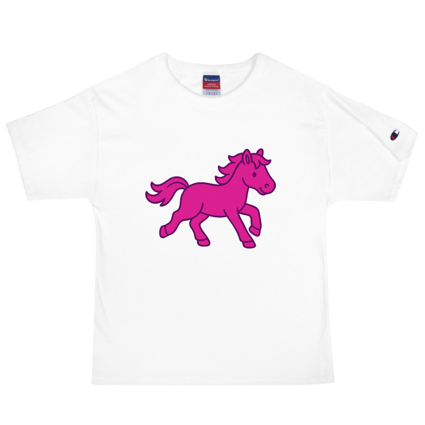 Signature | Champion T-Shirt | Pink Pony Athletic Club | Mascot Logo
