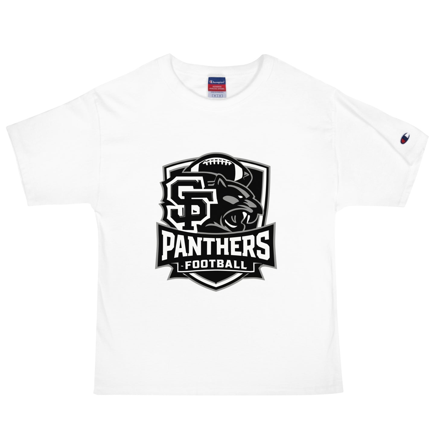 Signature | Champion T-Shirt | Samuel Fels Football | Shield Logo