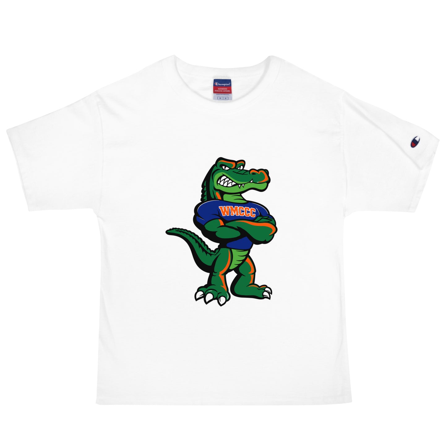 Signature | Champion T-Shirt | West Memphis Community Christian College Gators | Mascot Logo