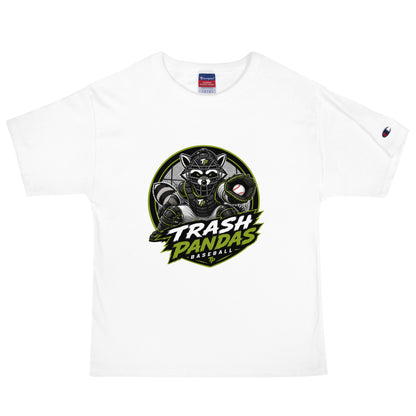 Signature | Champion T-Shirt | Trash Pandas Baseball Organization | Athletics Logo