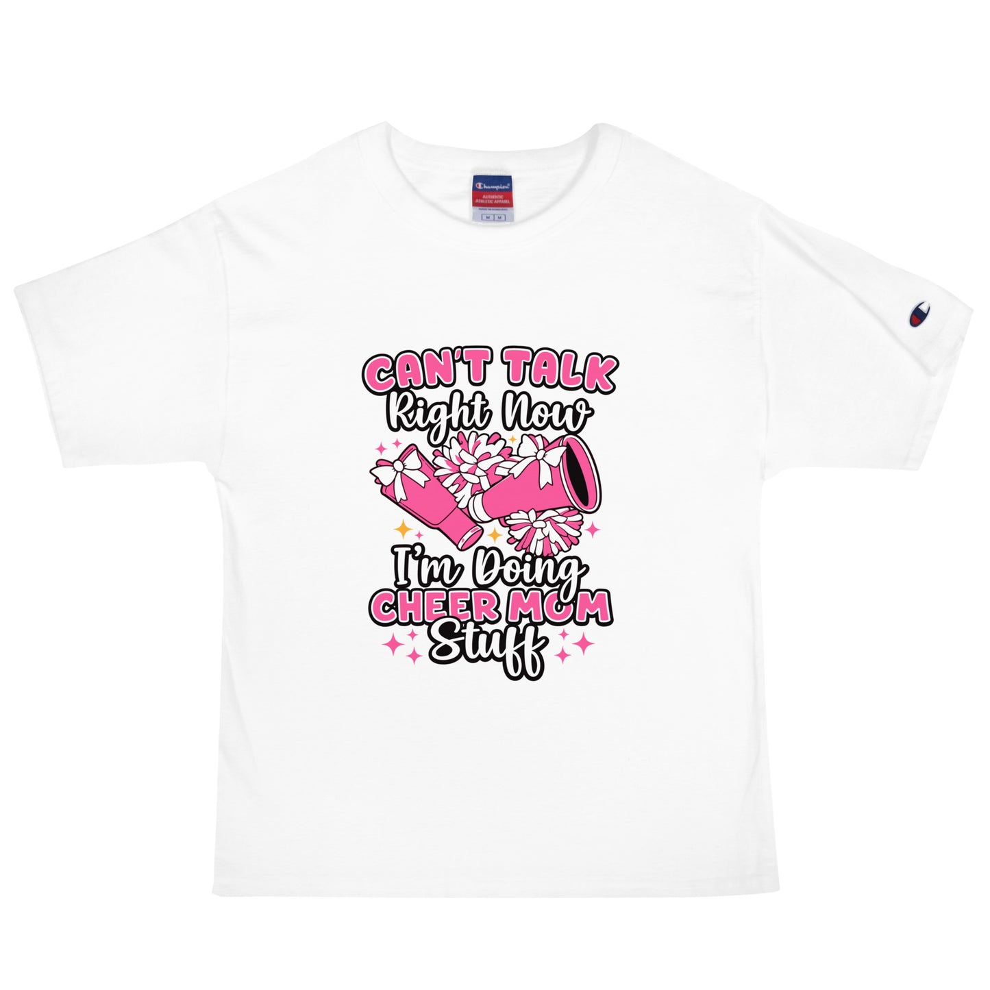 Signature | Champion T-Shirt | Sunset Surge All-Star Cheerleading | Modern Script Logo