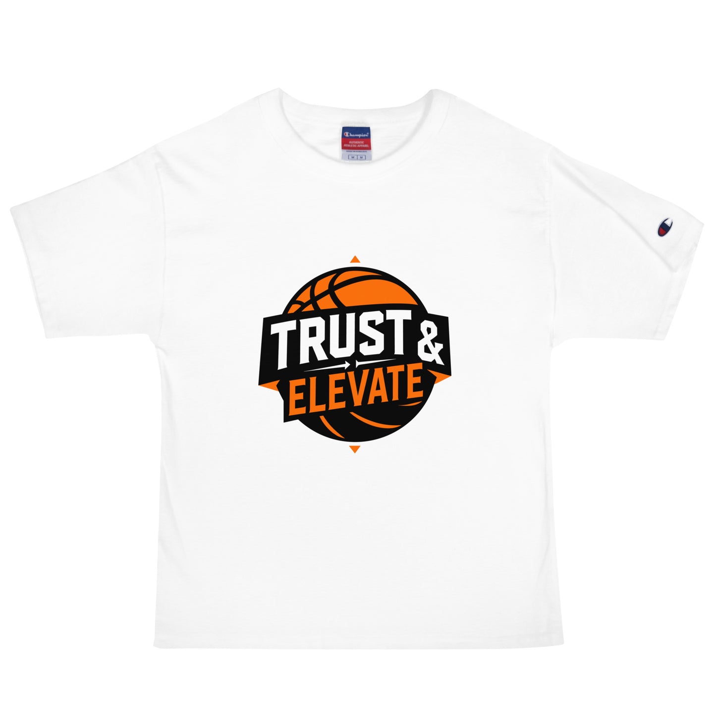 Signature | Champion T-Shirt | Trust & Elevate | Athletic Logo