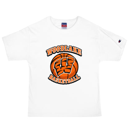 Signature | Champion T-Shirt | Woodlake Boys Basketball | Athletics Logo