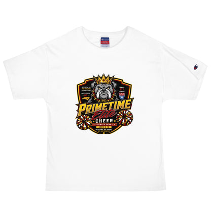 Signature | Champion T-Shirt | PTE Bulldog Cheer | Shield Logo