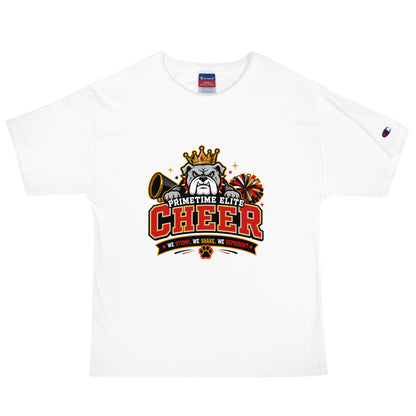 Signature | Champion T-Shirt | PTE Bulldog Cheer | Crest Logo