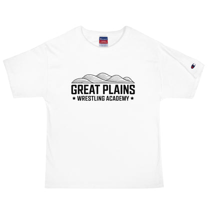 Signature | Champion T-Shirt | Great Plains Wrestling Academy | Crest Logo