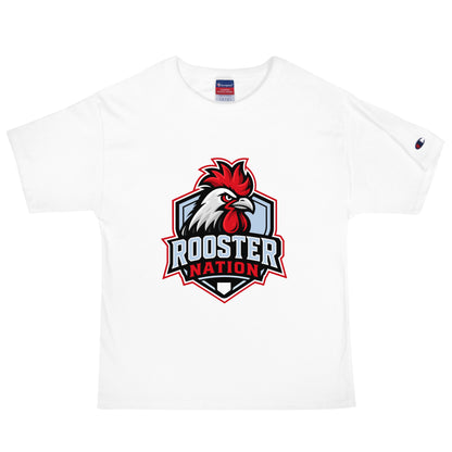 Signature | Champion T-Shirt | Rooster Nation | Shield Logo