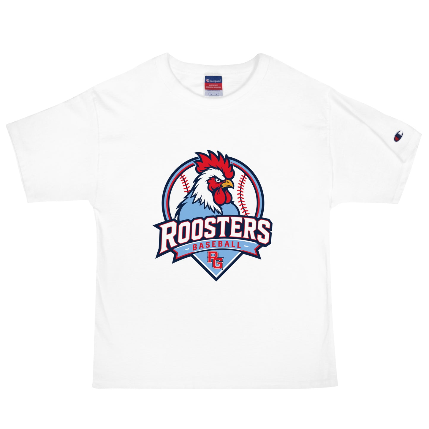 Signature | Champion T-Shirt | Rooster Nation | Athletic Crest Logo
